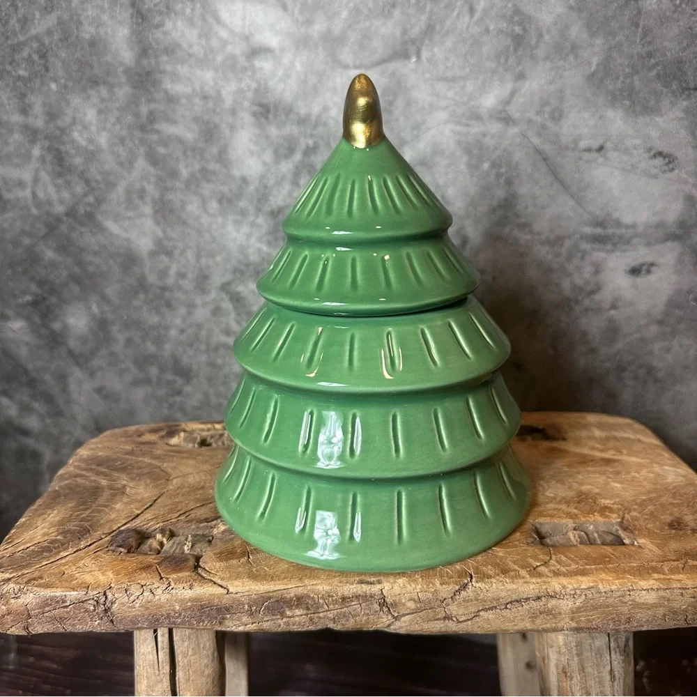 Target Bullseye 2023 Ceramic Christmas Tree Cookie Jar